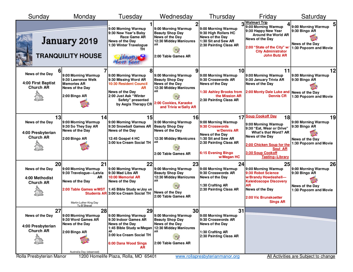 Rolla Presbyterian Manor Senior Living Community Assisted Living